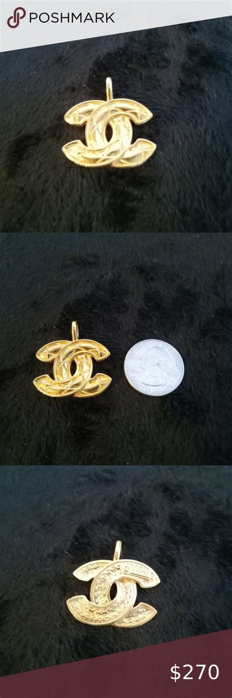 authentic chanel pendant|vintage chanel pendant.